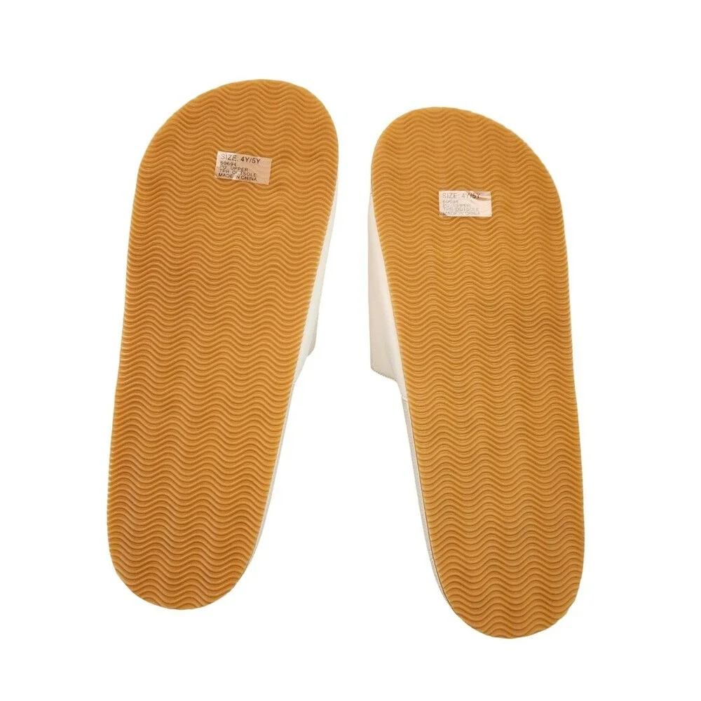 Hanna Andersson Slide Sandals Surfboard Print Summer Beach Y4/5 Women 5.5–6.5